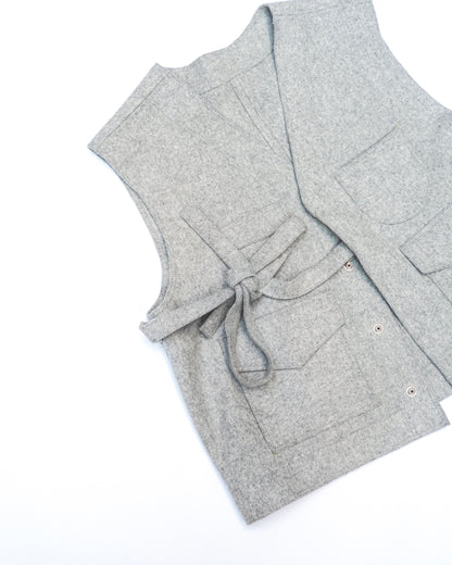 Utility Vest - Dove Gray