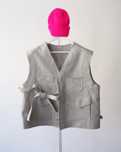 Utility Vest - Dove Gray