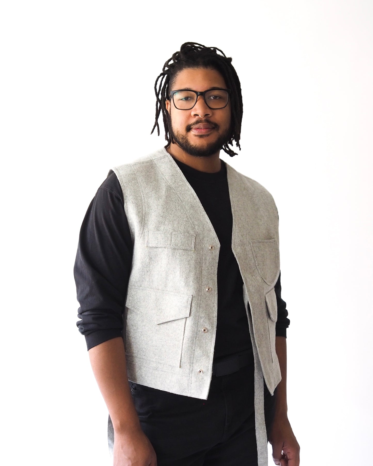 Utility Vest - Dove Gray